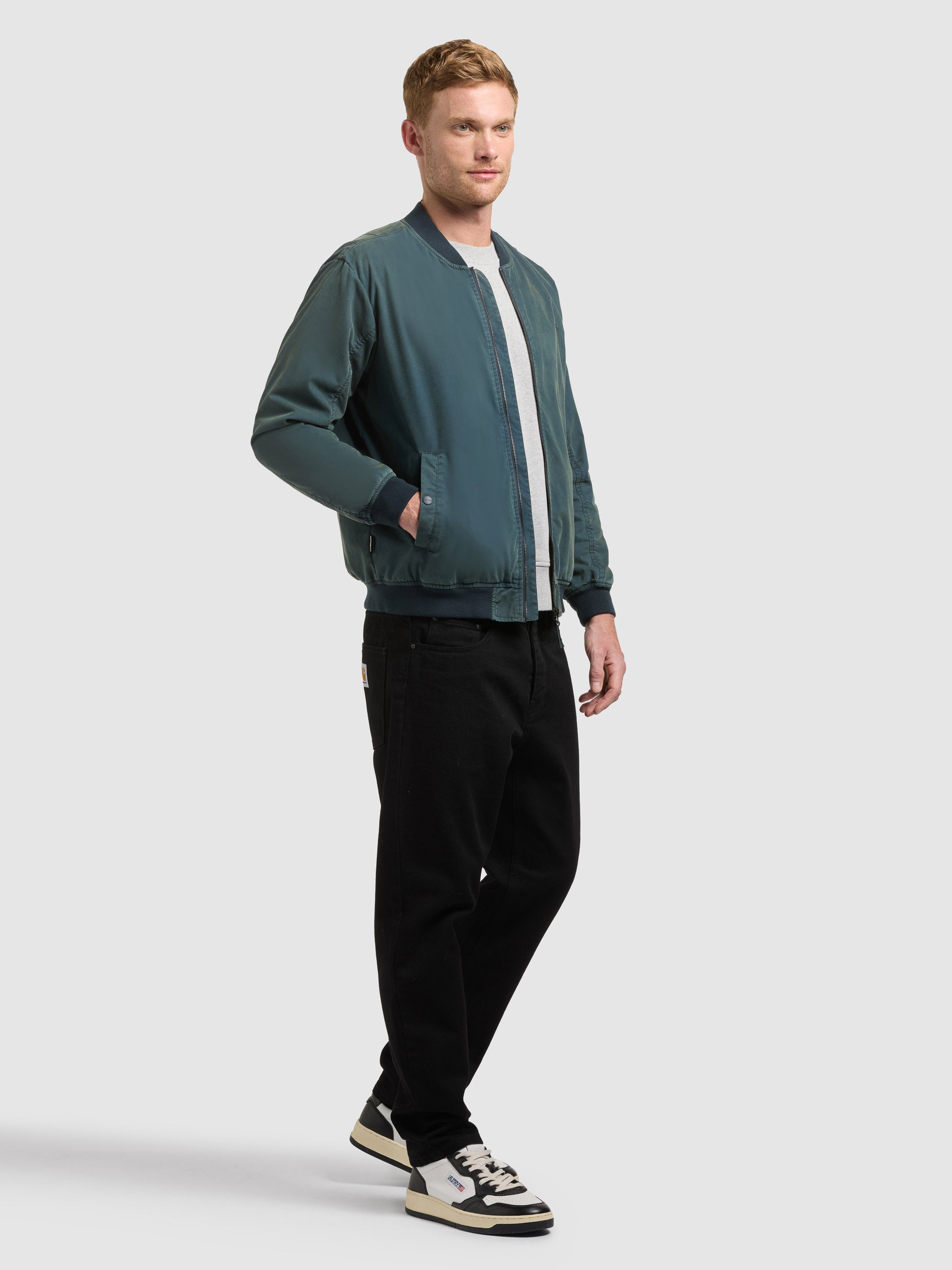 khujo-ulric-blousonjacke-atlantic-blue-college-jacke-im-used-look image 6
