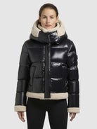 khujo-nessie-steppjacke-black-damen-kurzjacke-loose-fit-mit-teddyfleece image 4