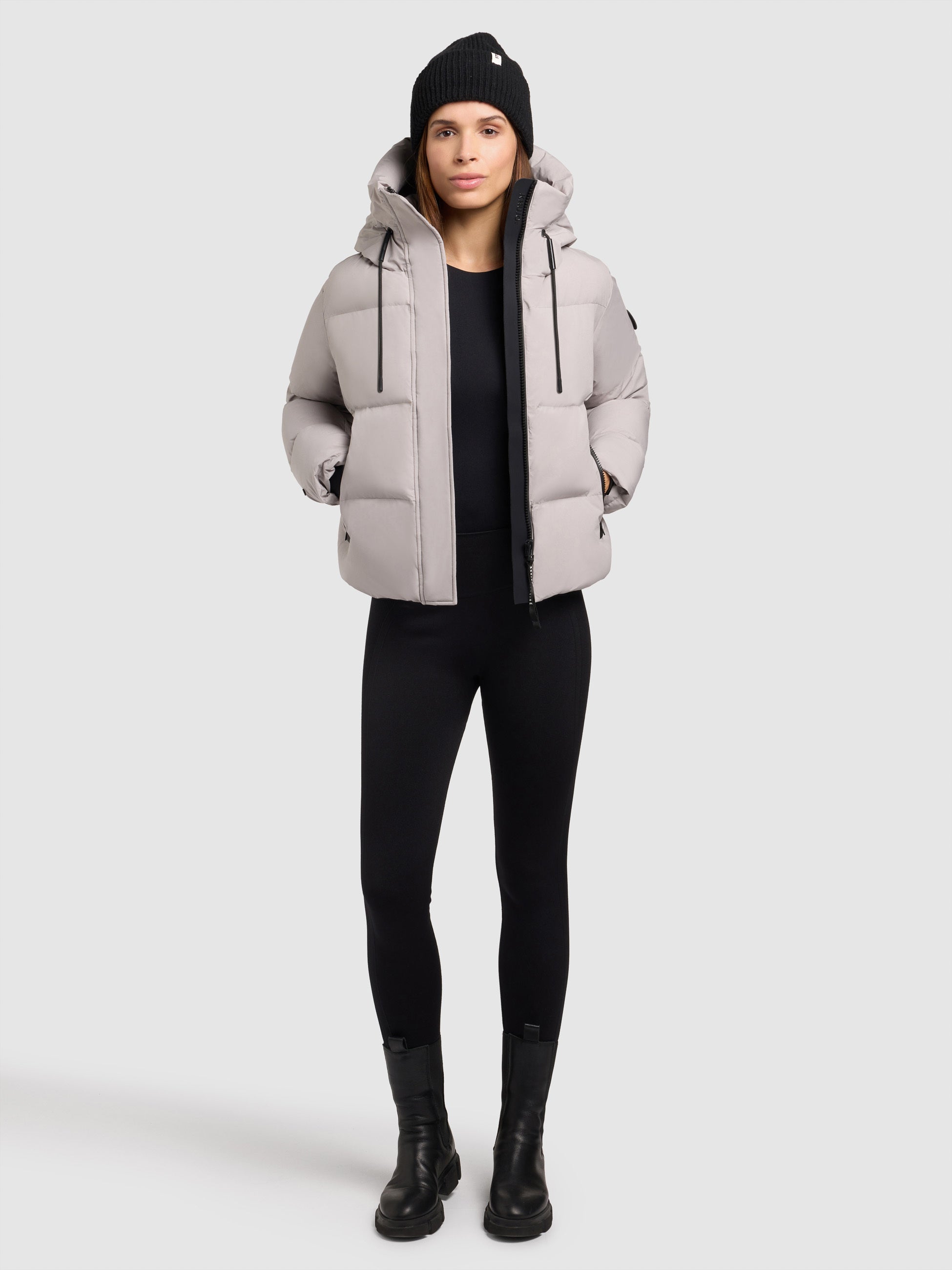 khujo-jacke-enits-matt-blizzard-grey-h-ftlange-steppjacke-f-r-damen image 1