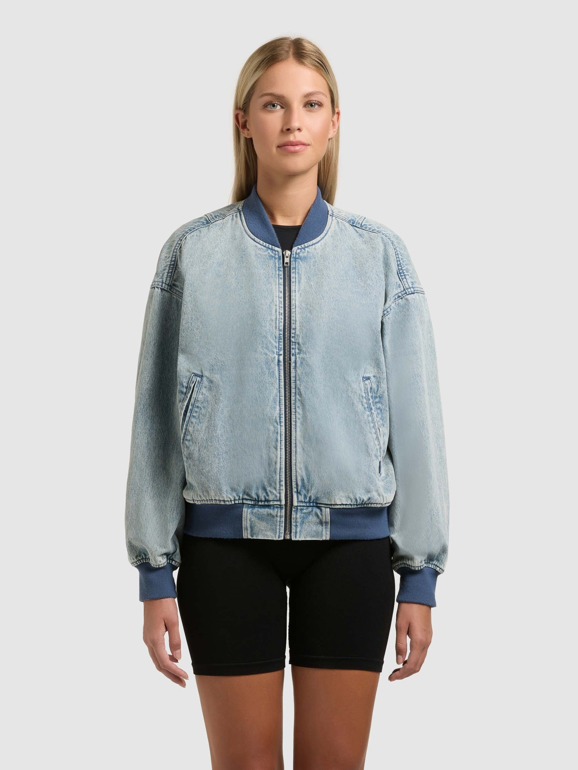 khujo-jacke-clara-light-blue-jeansjacke-blouson image 1