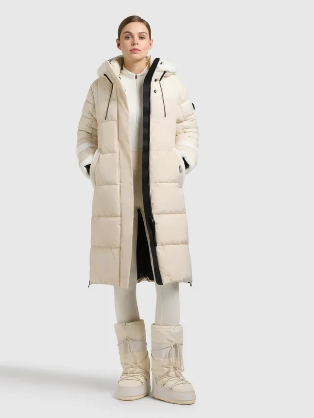 khujo-desna2-damen-steppmantel-cotton-cream image 1