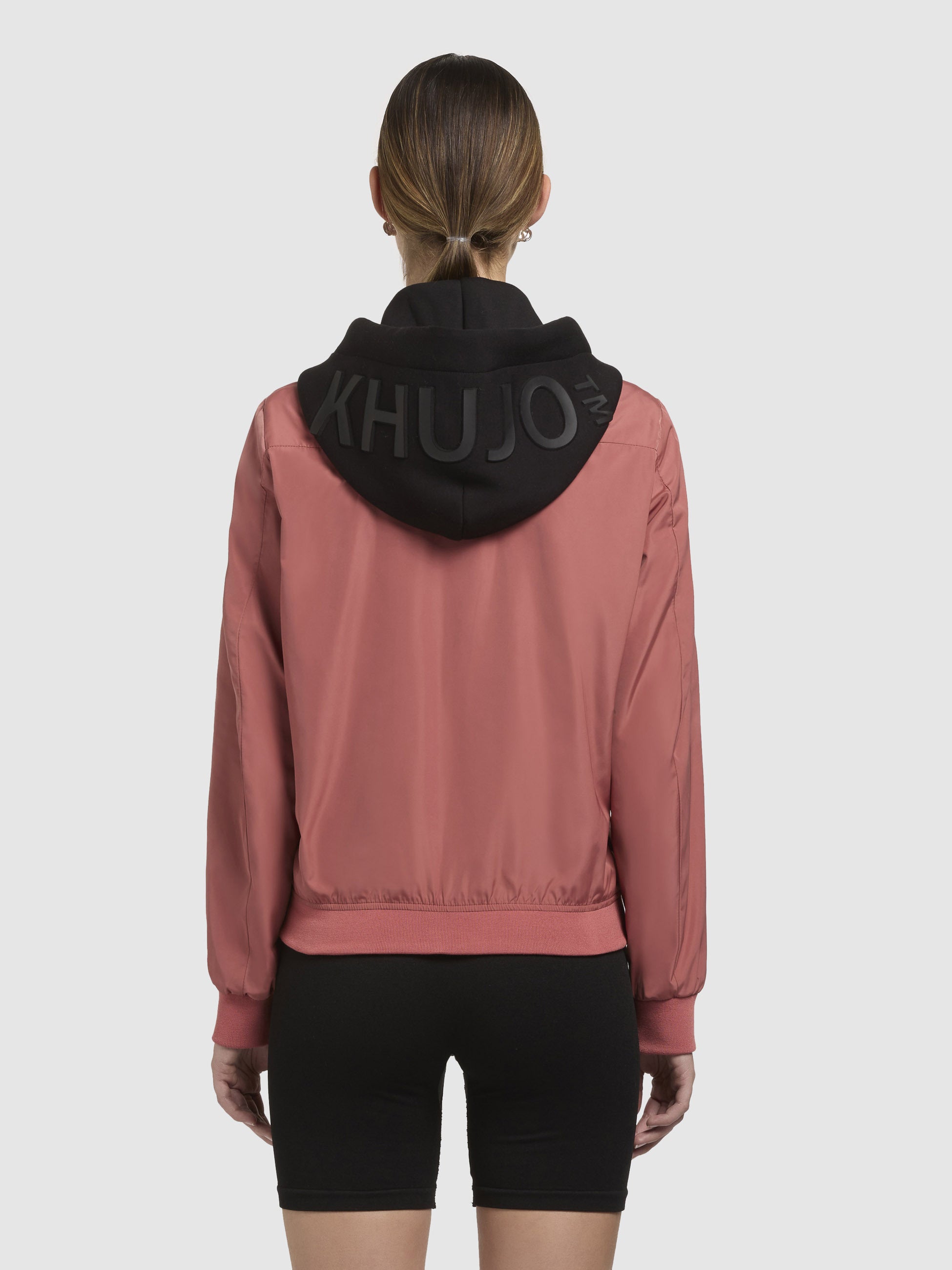 khujo-jacke-seeam-damen-bomberjacke-rostrot image 3