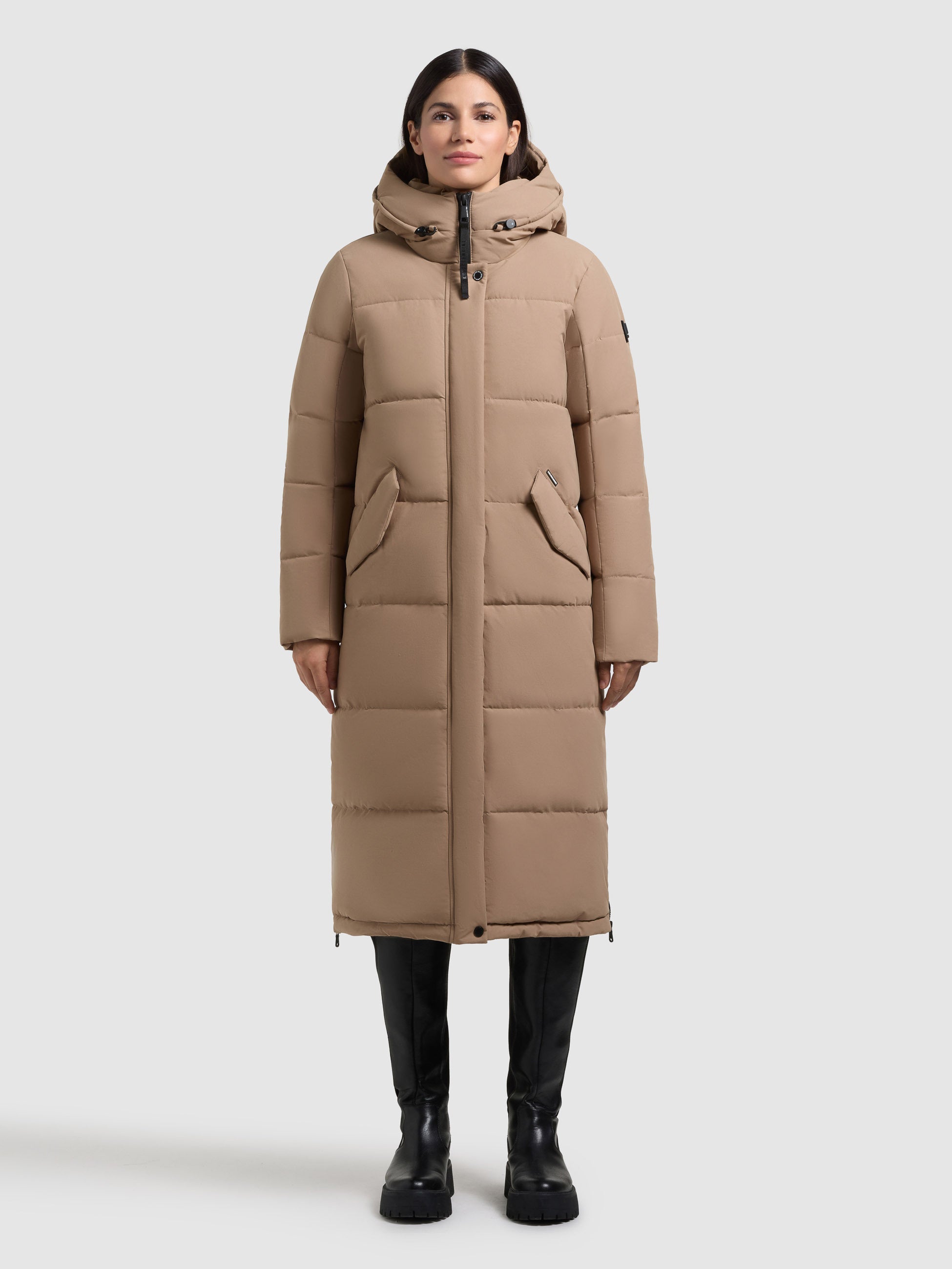 khujo-mantel-cami-cookie-beige-damen-steppmantel image 1