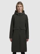 khujo-coat-layla-dunkelgr-n-wasserabweisender-kurzmantel image 4