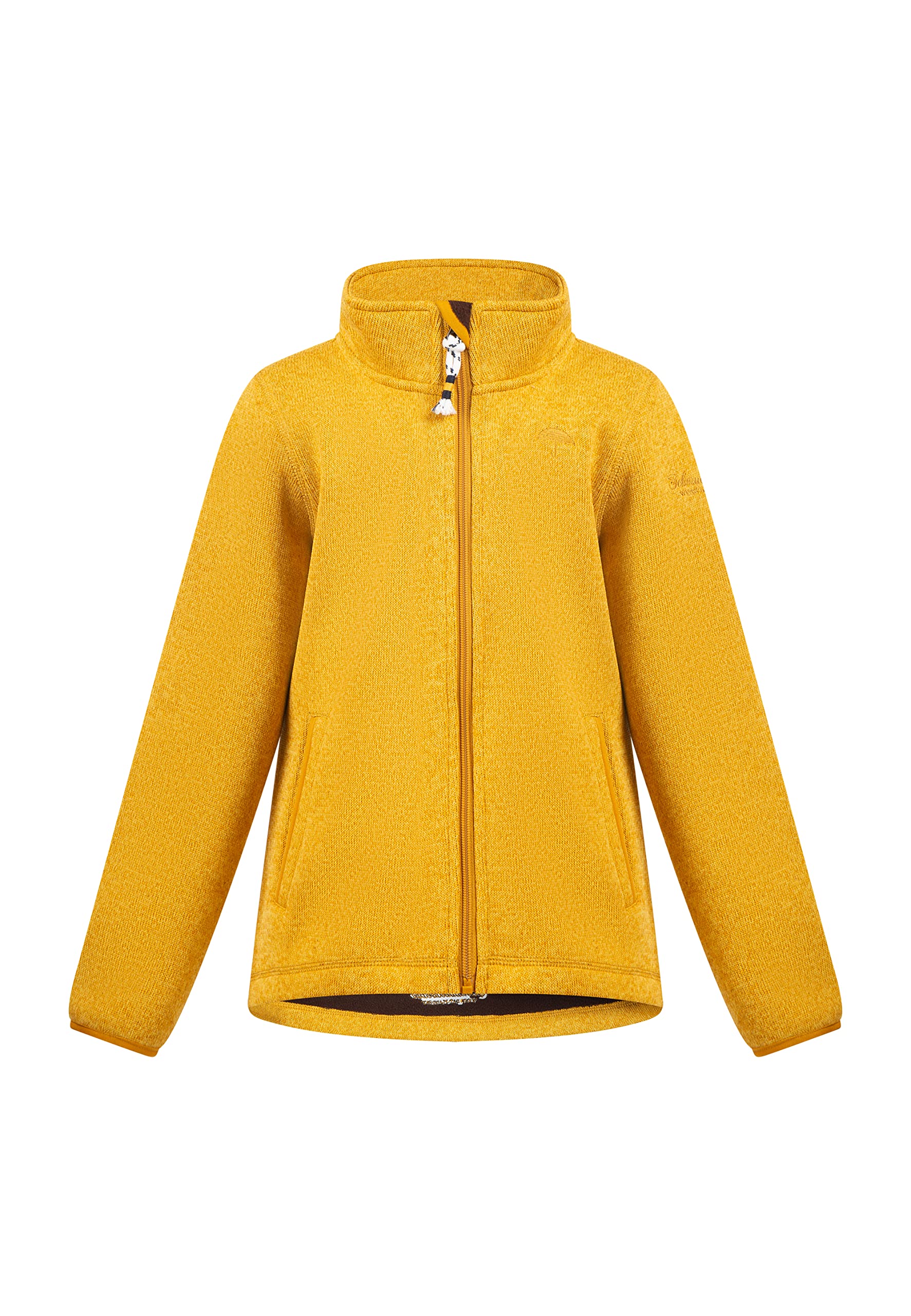 schmuddelwedda-m-dchen-strickfleecejacke-mit-stehkragen-und-fleece-innenseite image 6