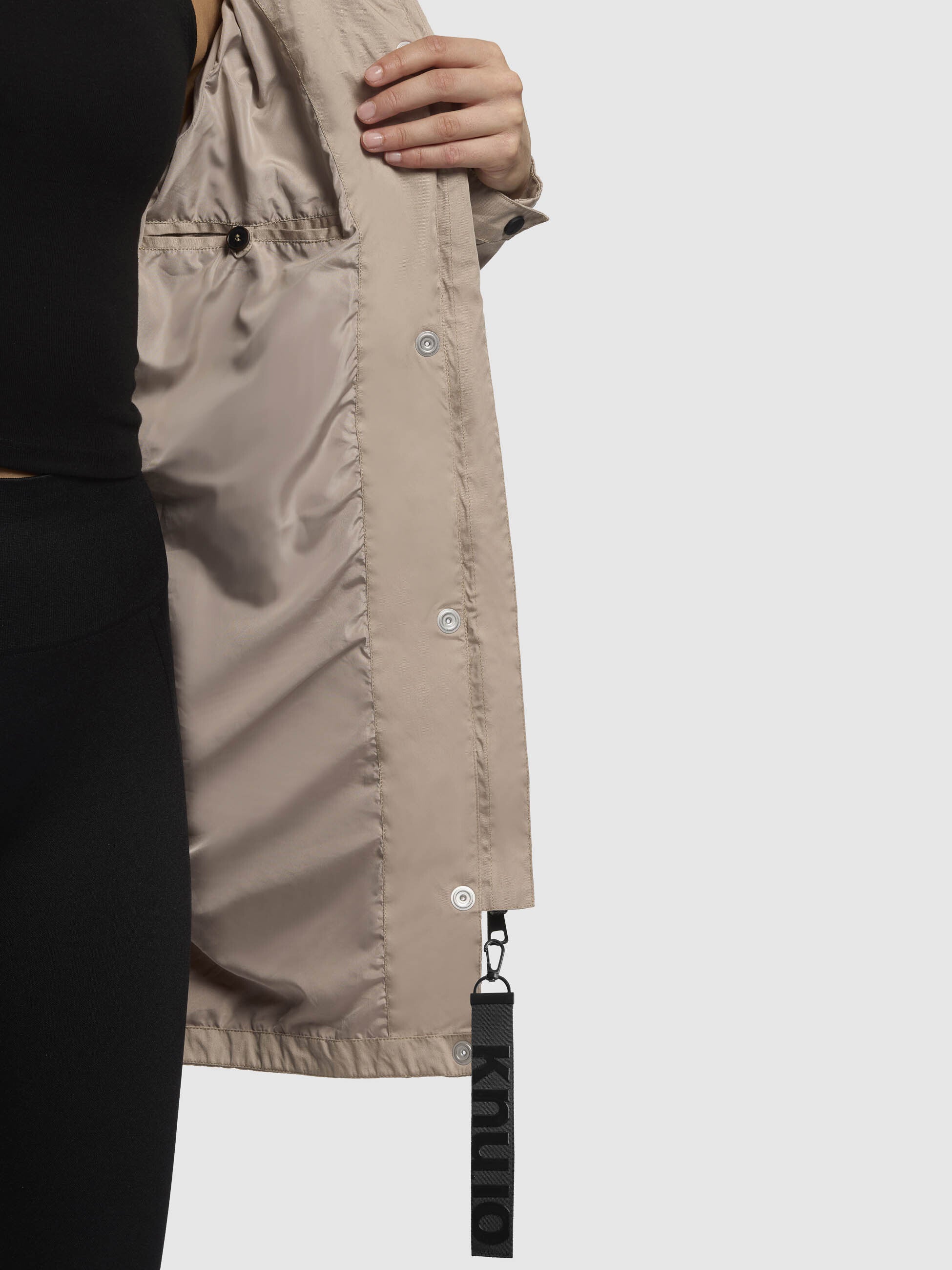 khujo-venga-damen-kurzmantel-beige-baumwollmix-mit-kapuze image 8