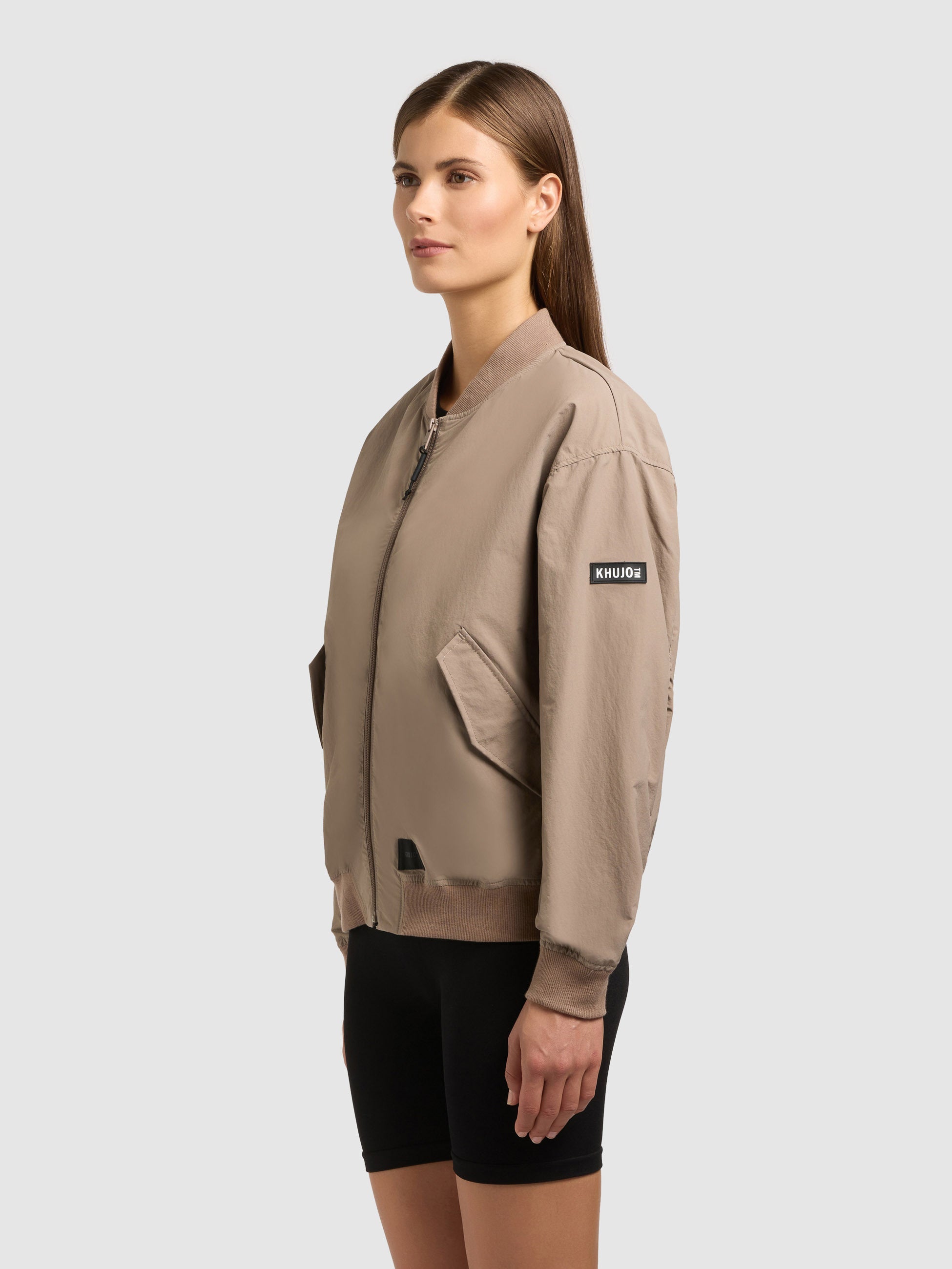 khujo-jacke-rylee-with-bag-latte-brown-leichter-damen-blouson-mit-tasche image 5