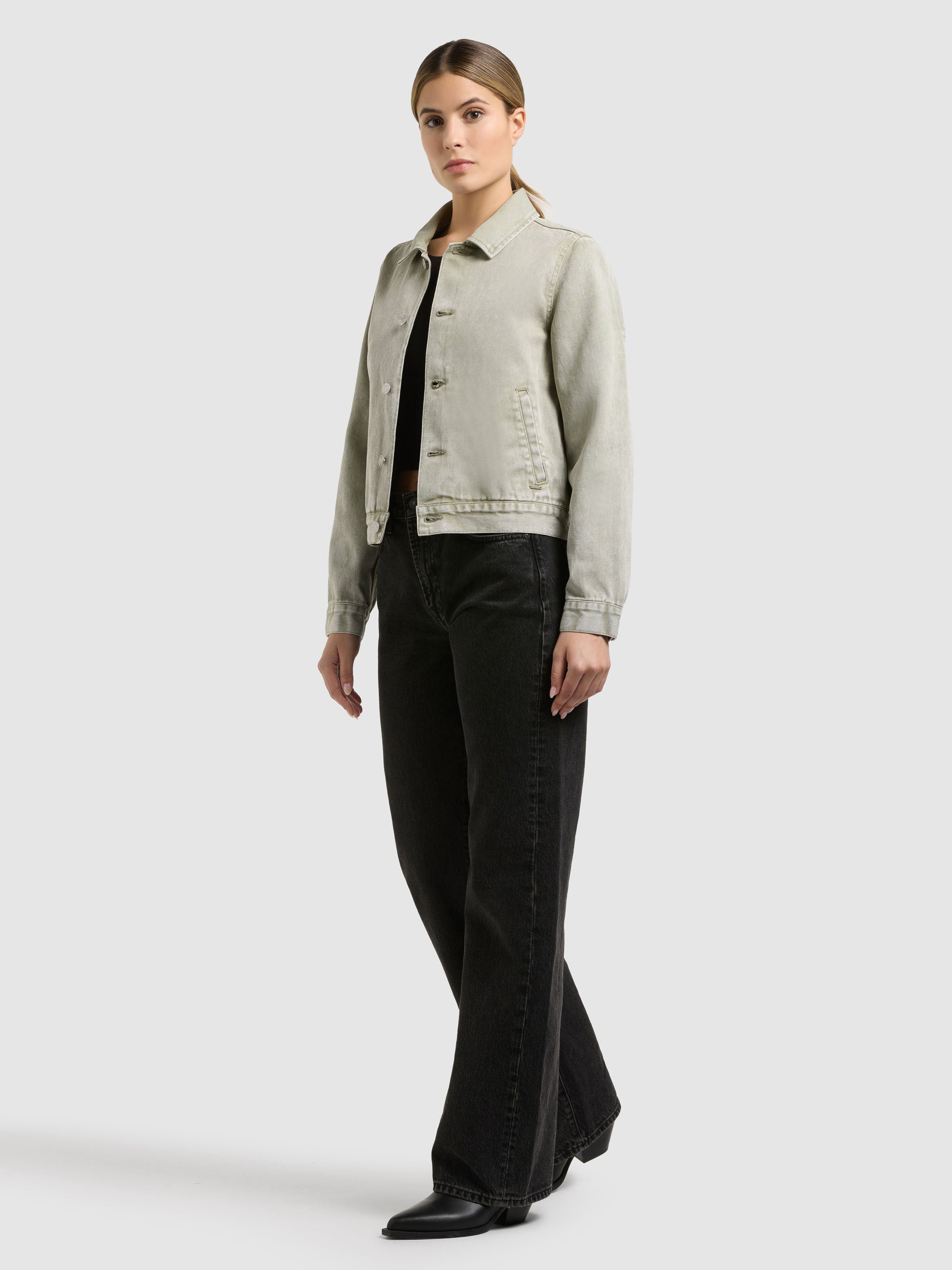 khujo-renia-damen-jeansjacke-seagreen image 6