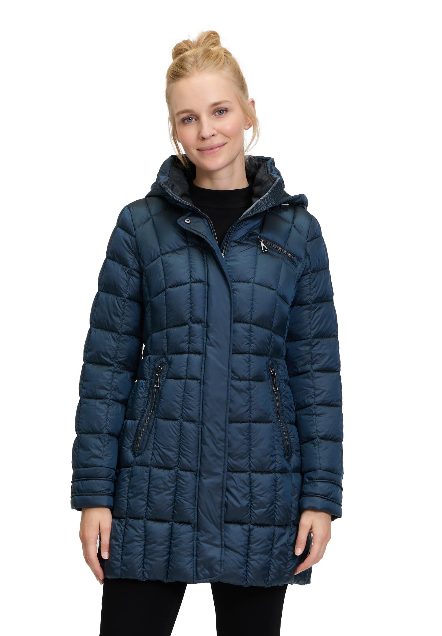 gil-bret-damen-nina-jacke-mit-nieten-detail-abnehmbarer-kapuze-und-stehkragen-85 image 1