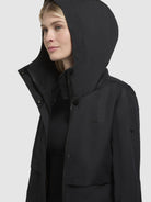 khujo-mantel-talvi-damen-kurzmantel-slim-fit-schwarz image 7