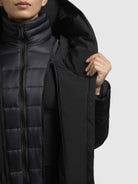 khujo-tenx-damen-parka-steppjacke-dunkelgrau image 8
