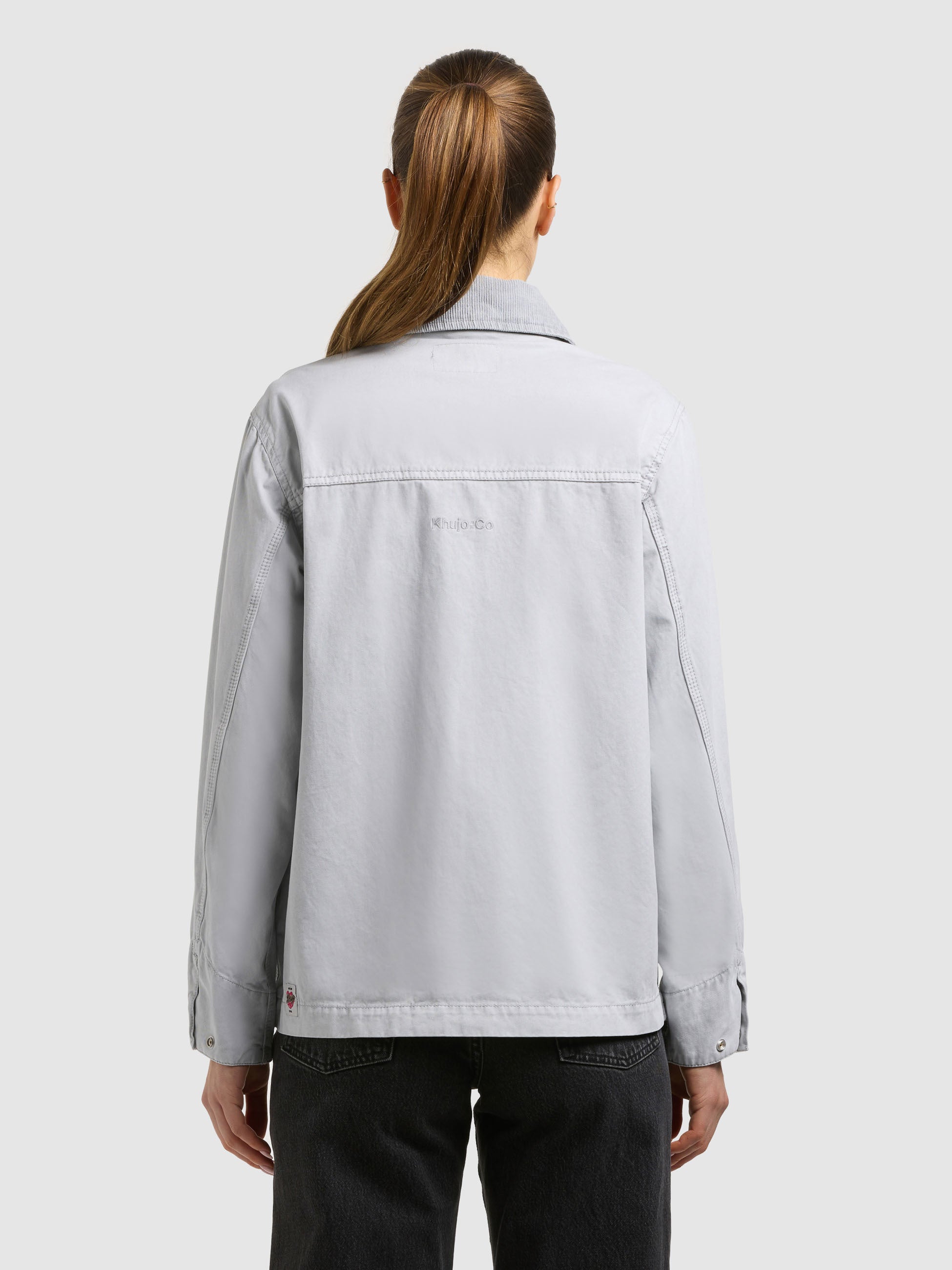 khujo-jacke-suzy-light-grey-fieldjacket-aus-baumwoll-twill-f-r-damen image 3