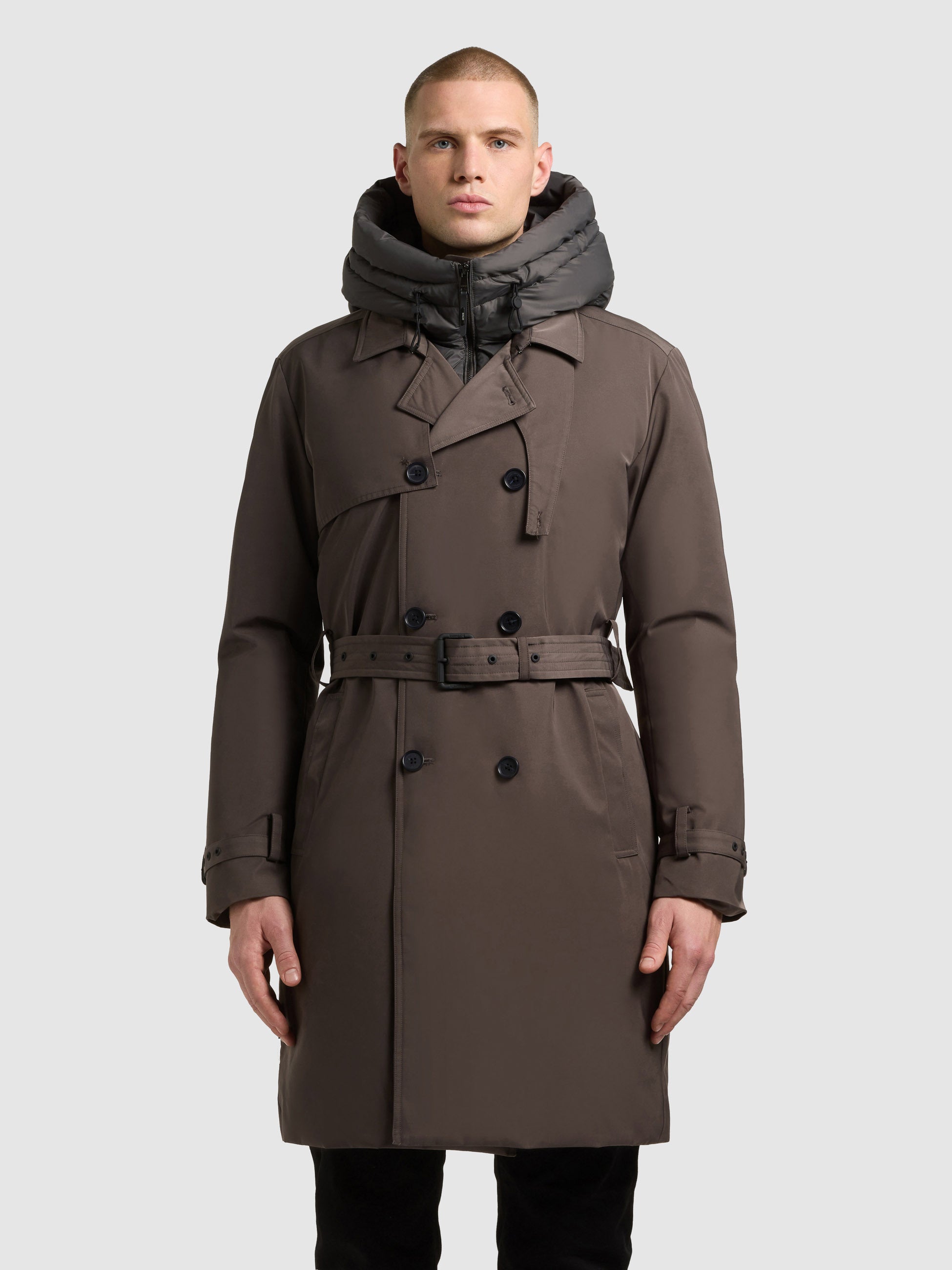 khujo-mantel-tarm-graphite-grey-trenchcoat-mit-steppeinsatz image 4