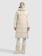 khujo-desna2-damen-steppmantel-cotton-cream image 2