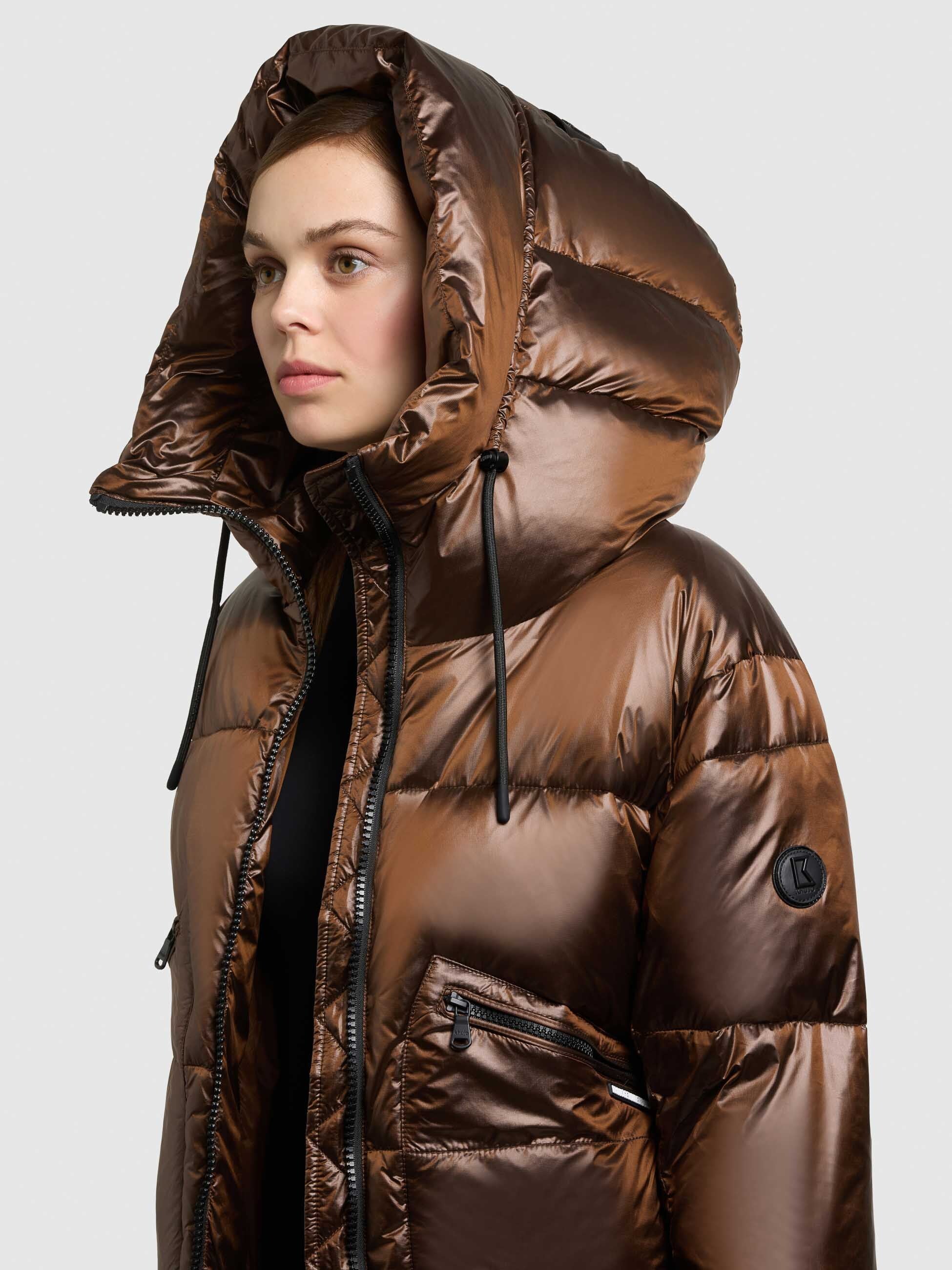 khujo-jacke-luna-copper-brown-damen-steppjacke-h-ftlang-gl-nzend image 7