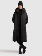 khujo-coat-luggs-black-teilwattierter-wintermantel-mit-kapuze-und-rucksacktr-ger image 2