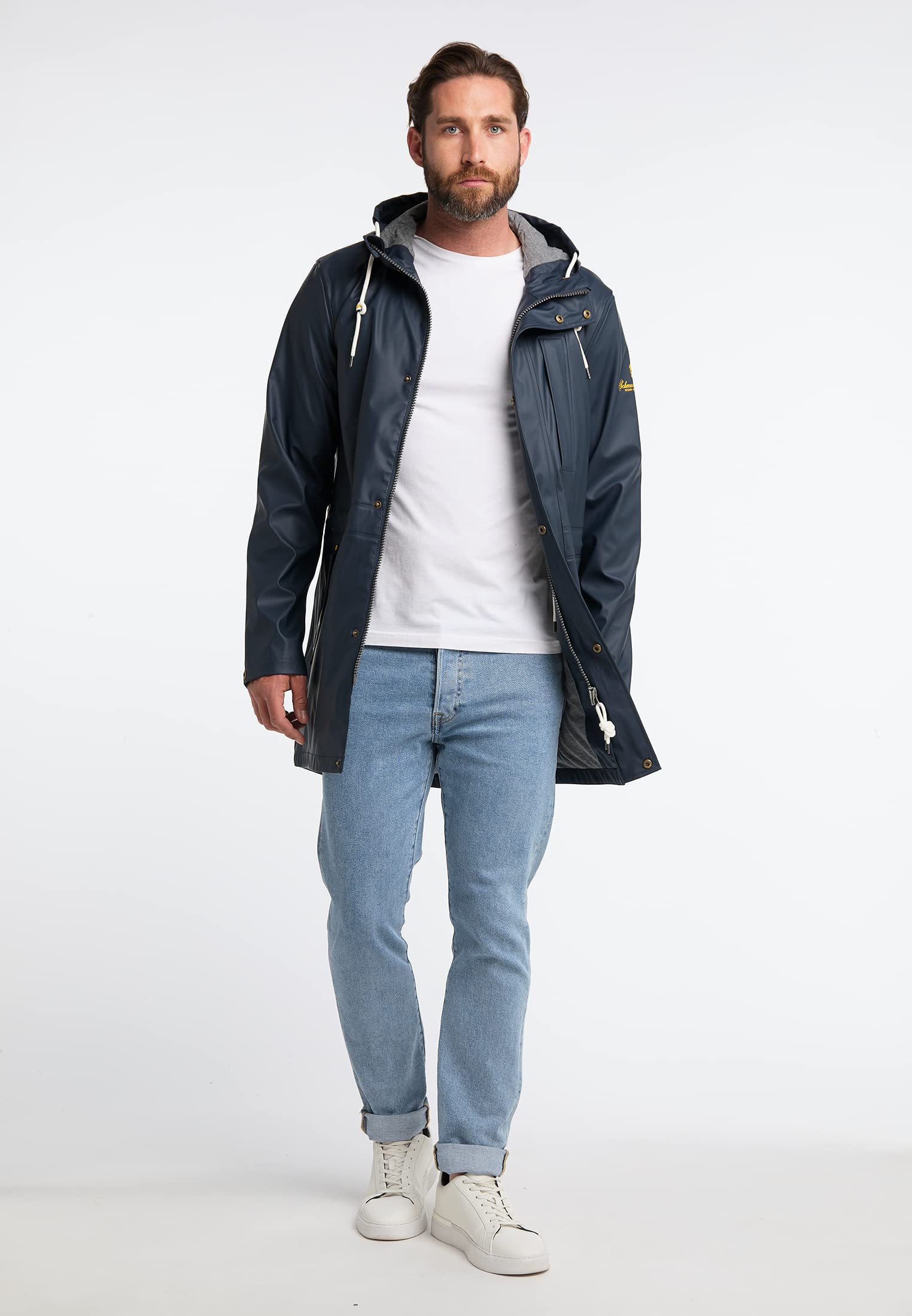 schmuddelwedda-herren-regenmantel-3in1-mit-sweatshirt-innenjacke image 2