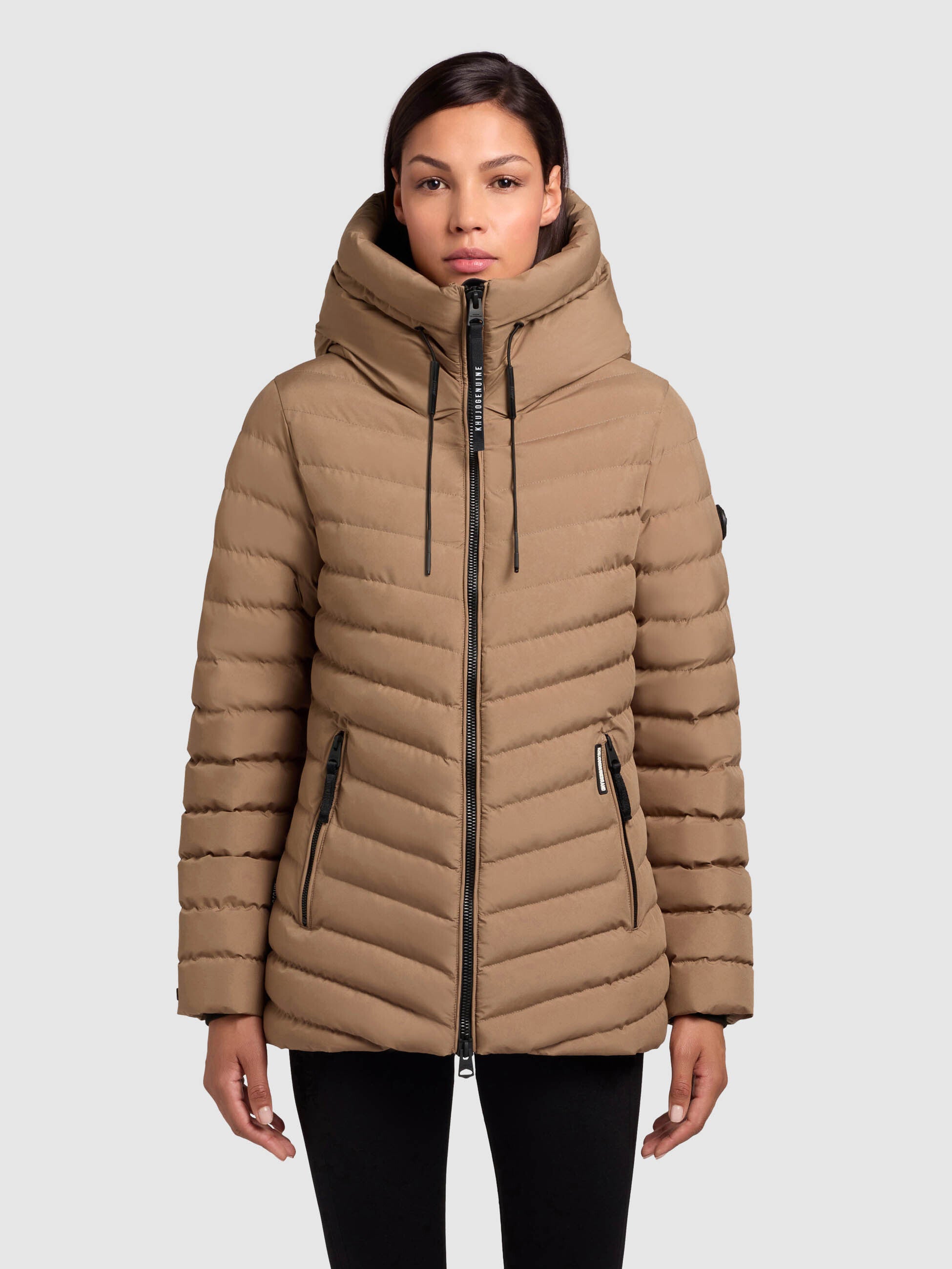 khujo-pace-rust-brown-steppjacke-damen-h-ftlang-mit-kapuze image 4