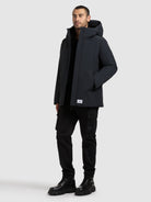 khujo-jacke-etian-port-blue-kapuzenjacke-regular-fit-2 image 2