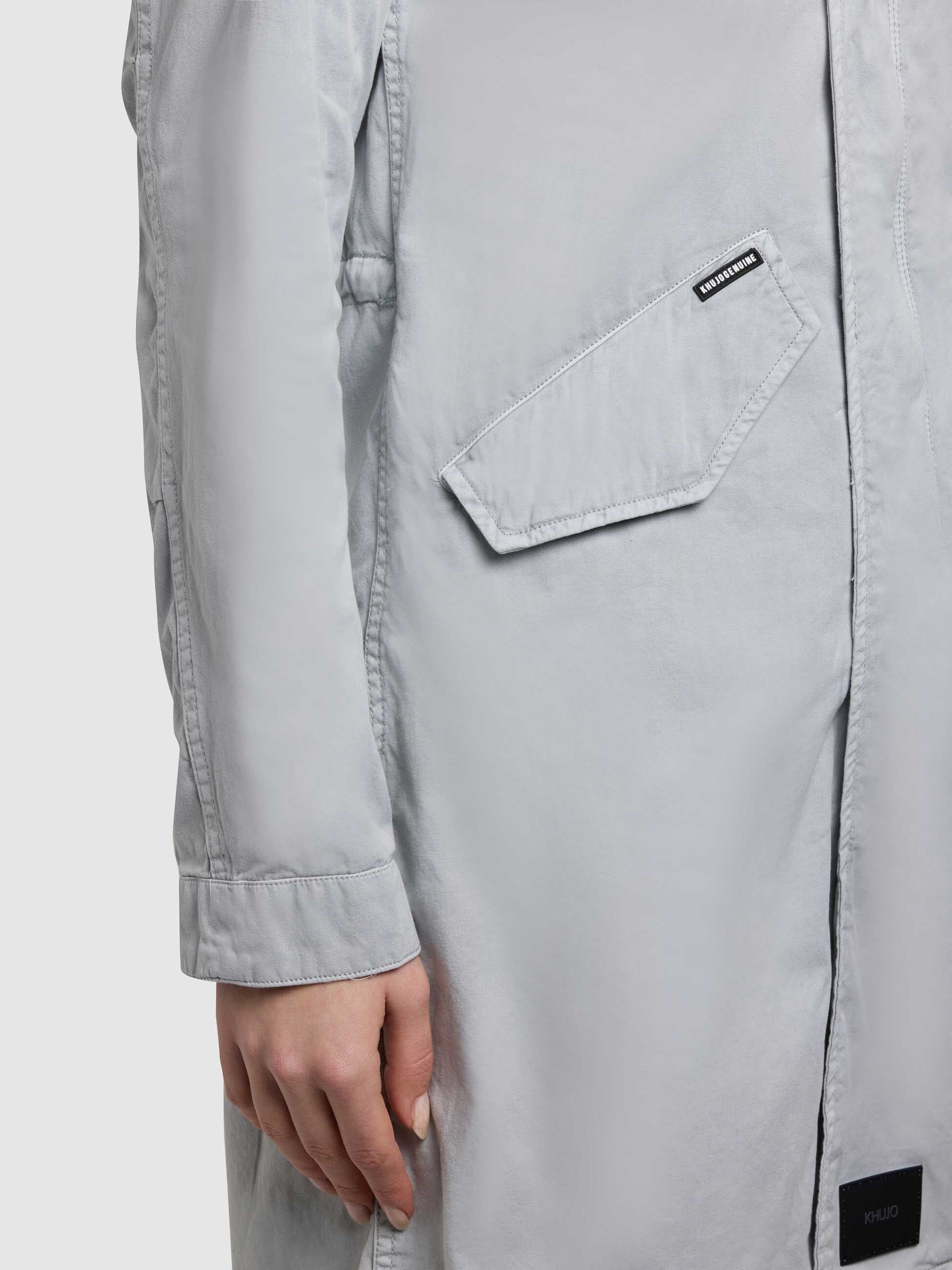 khujo-mantel-theres-light-grey-damen-parka-regular-fit-baumwoll-twill image 8