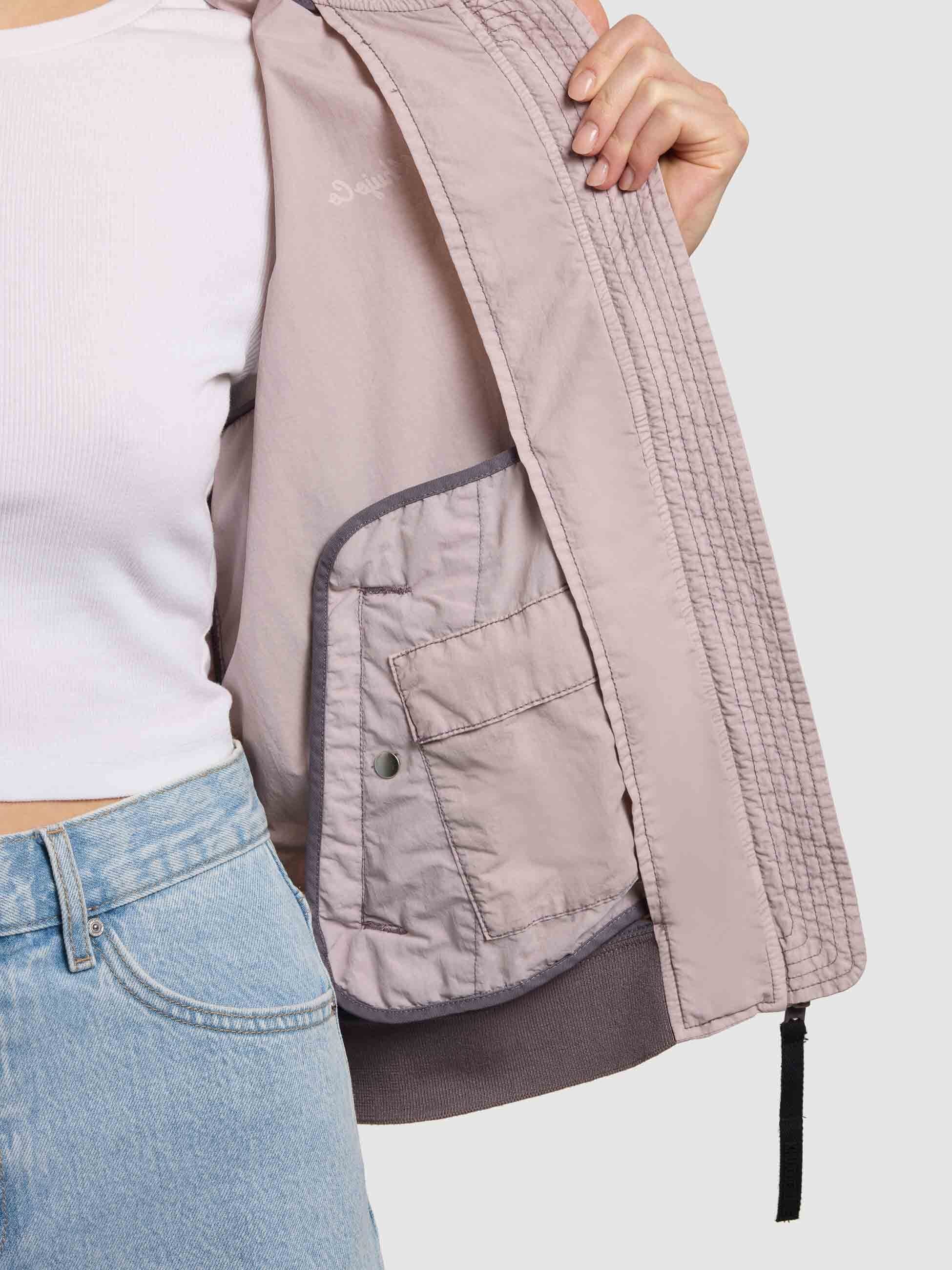 khujo-jacke-denz-damen-bomberjacke-blouson-raindrops-lilac image 8