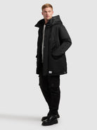 khujo-coat-pakpao-damen-parka-loose-fit-black image 2