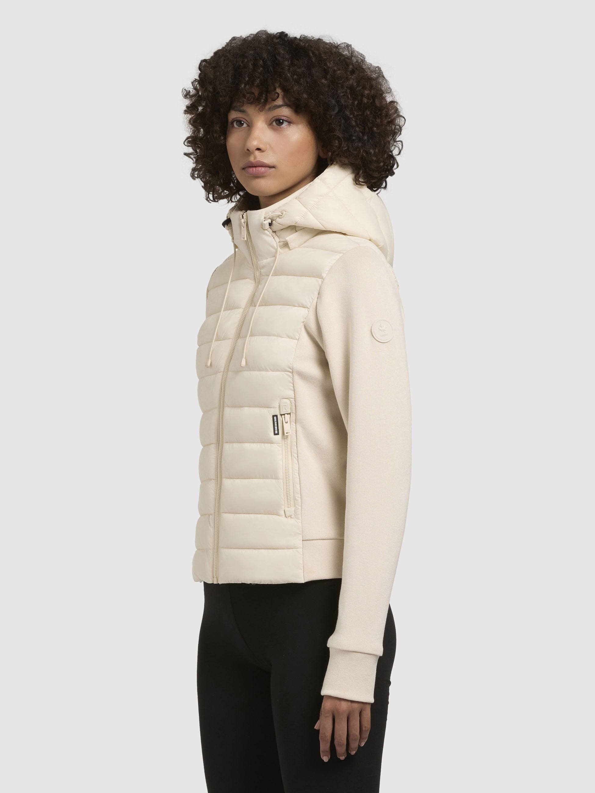 khujo-jacke-athi-hellbeige-steppjacke-materialmix-damen image 5