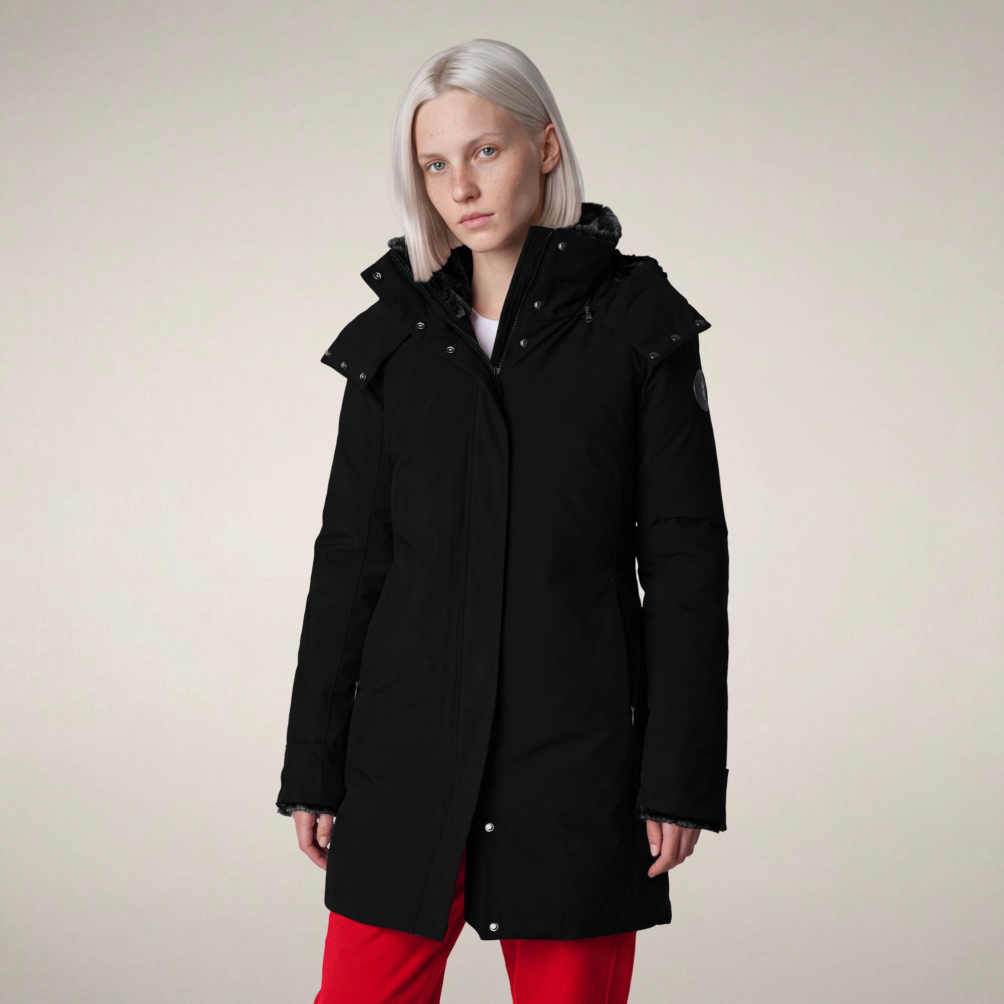 save-the-duck-samantah-parka-damen-schwarz image 5