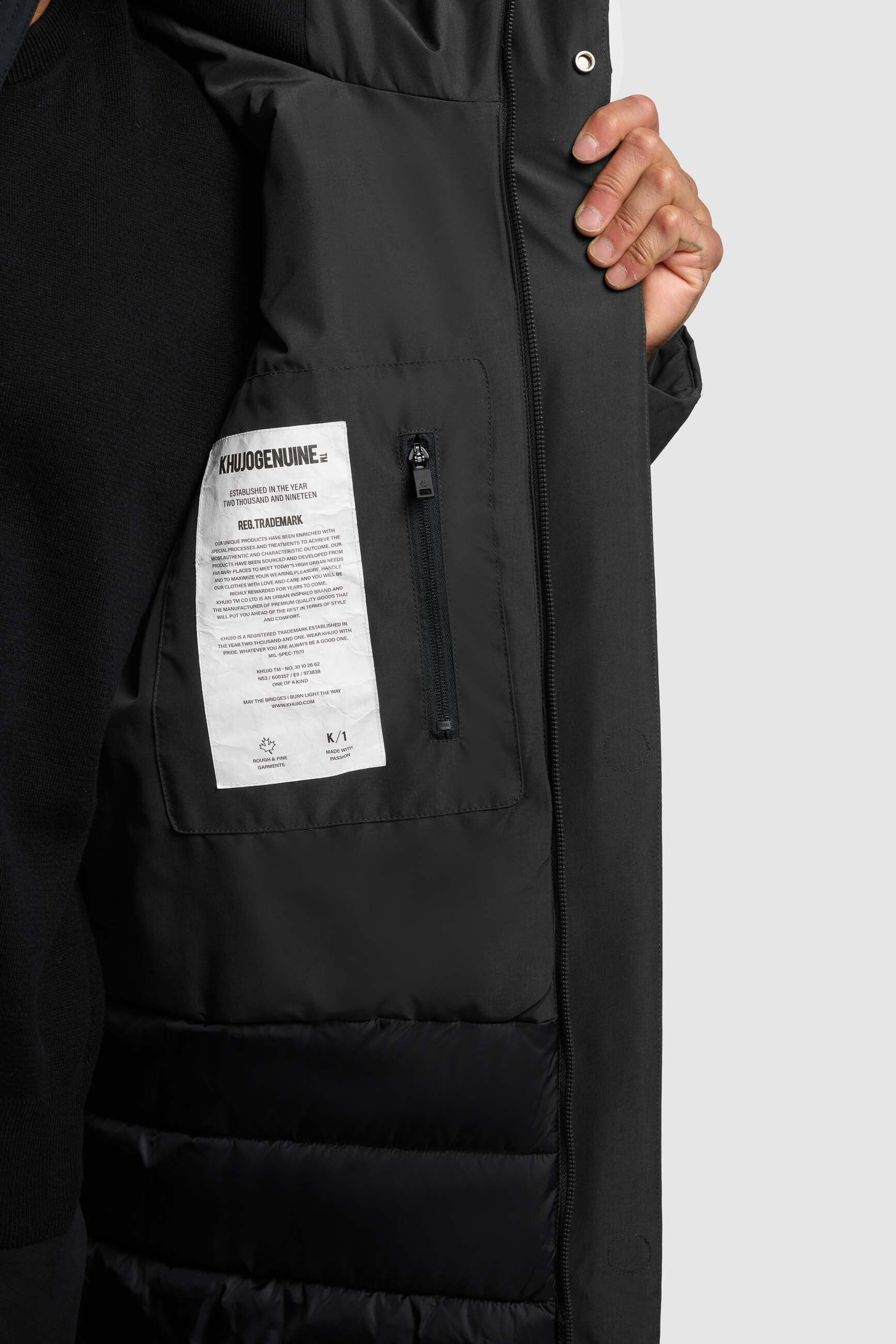 khujo-fogg-parka-mantel-obrage-grey-regular-fit image 8