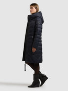 khujo-coat-odana4-midnight-blue-knielanger-steppmantel image 2