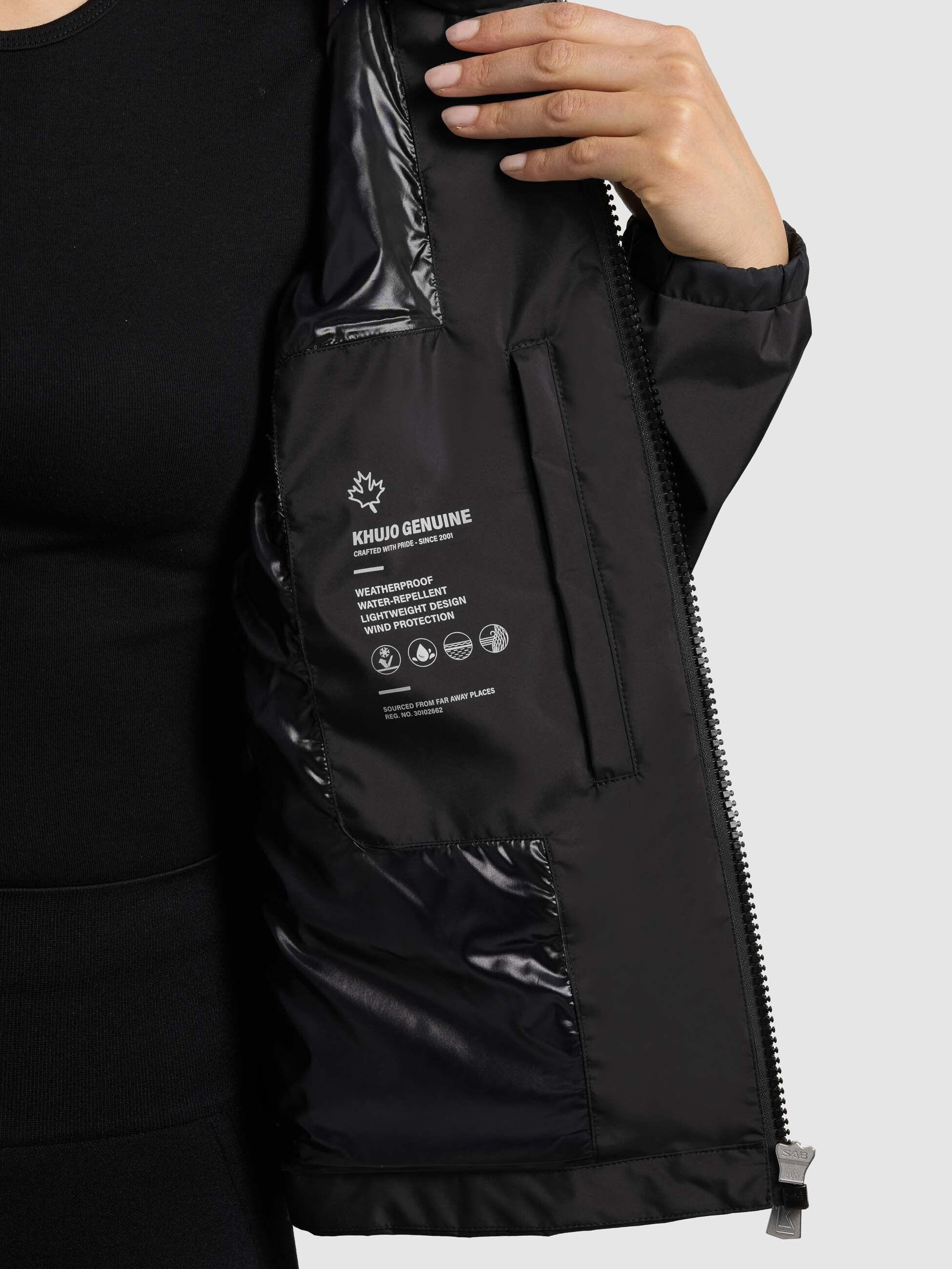 khujo-jacke-olia-black-wasserabweisender-windbreaker-f-r-damen image 8