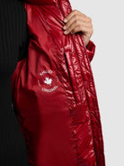 khujo-jacke-cara-nebula-red-gl-nzende-steppjacke-damen-loose-fit image 8