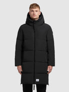 khujo-mantel-lear-black-damen-steppmantel-loose-fit image 4