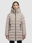 khujo-nekar-damen-steppjacke-light-beige image 4