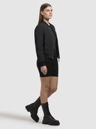 khujo-jacke-ange-schwarz-bomber-steppjacke image 6