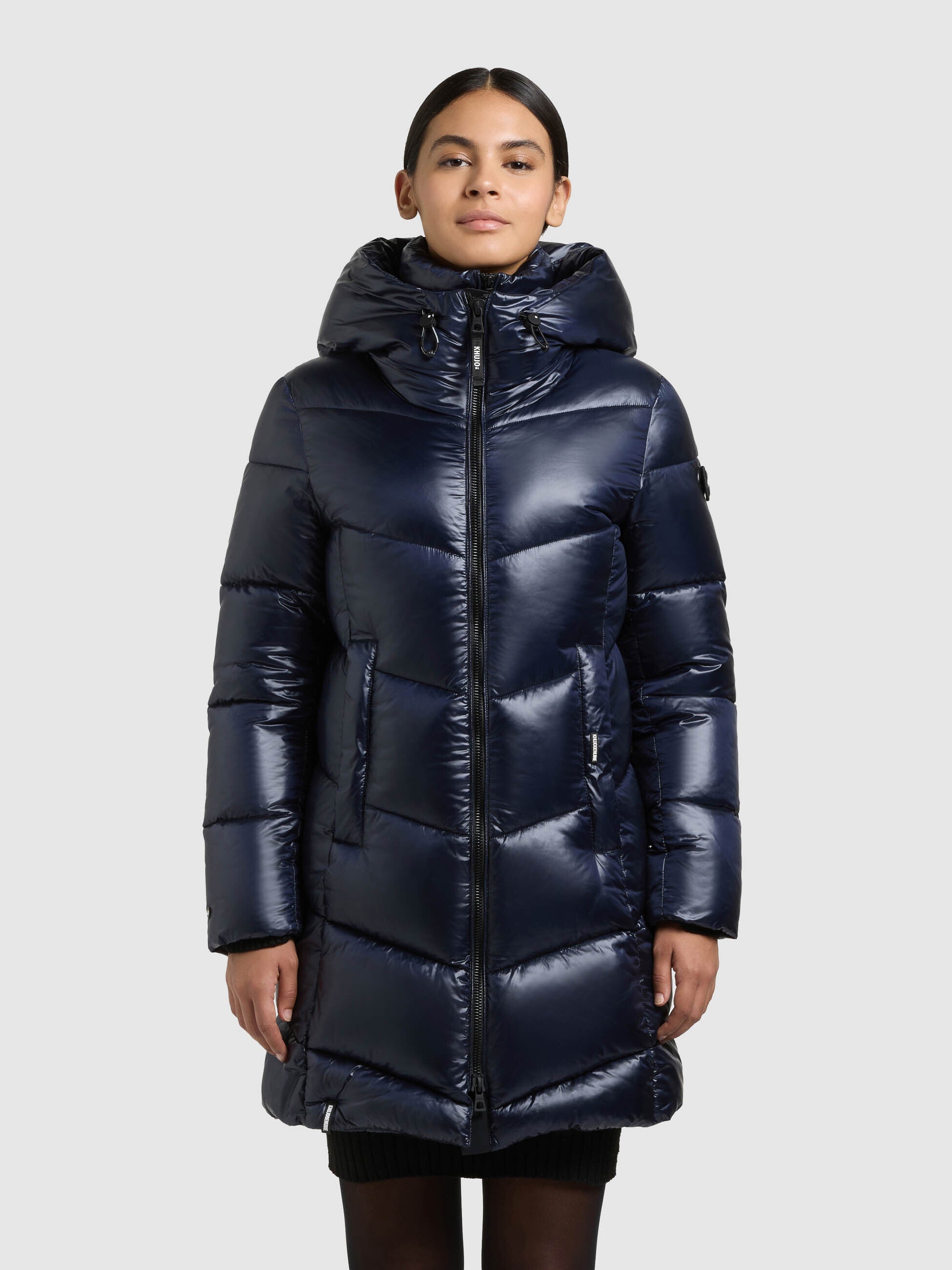 khujo-adriana-damen-steppmantel-dim-blue-slim-fit-wintermantel-mit-kapuze image 4