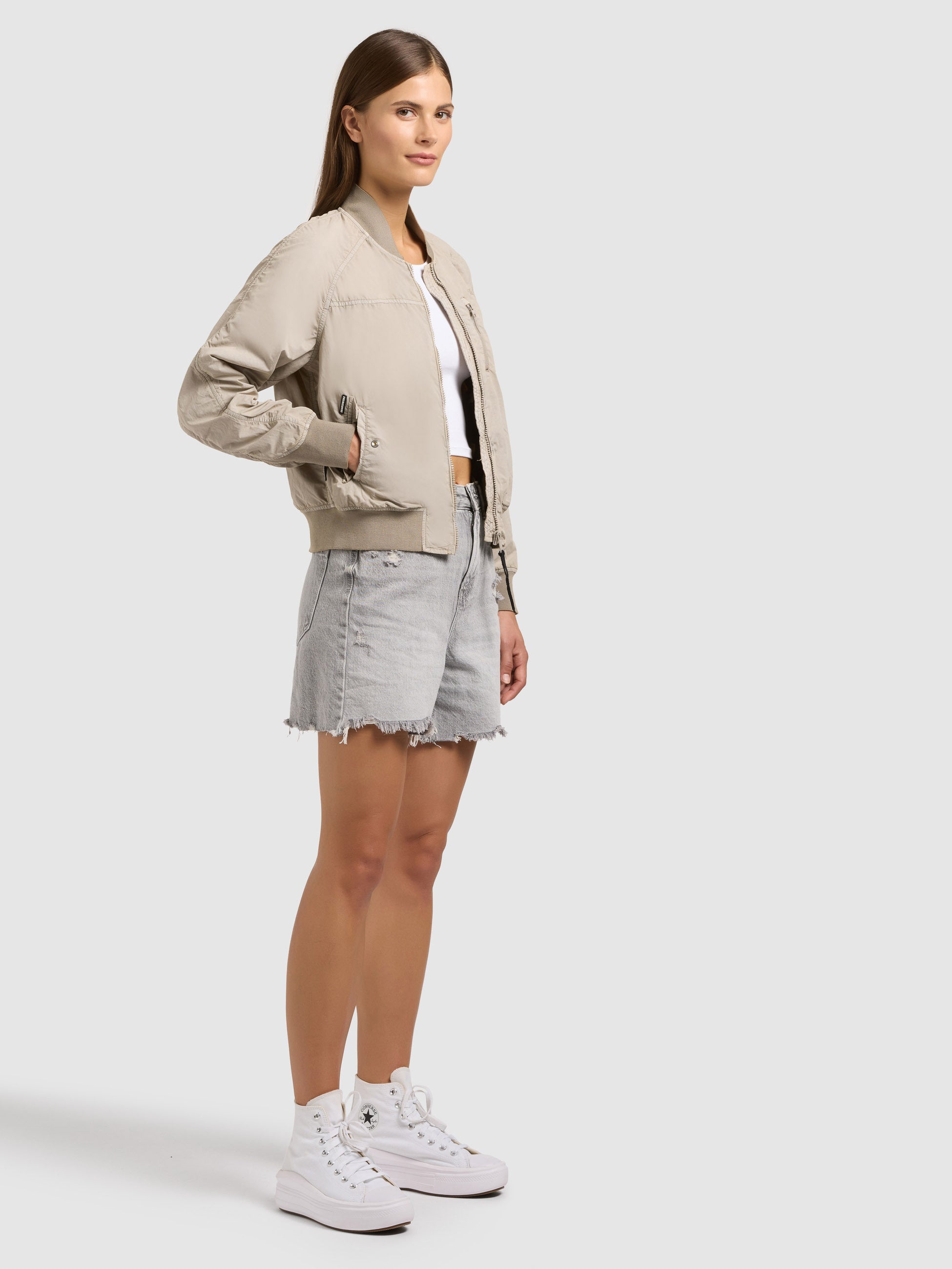 khujo-zaria-damen-bomberjacke-bone-beige-leicht-ungef-ttert-vintage image 6