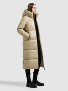 khujo-coat-destiny-beige-damen-wintermantel-wadenlang-mit-kapuze image 6