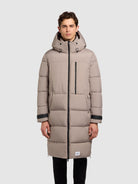 khujo-siram2-coat-greige-knielang-loose-fit image 4