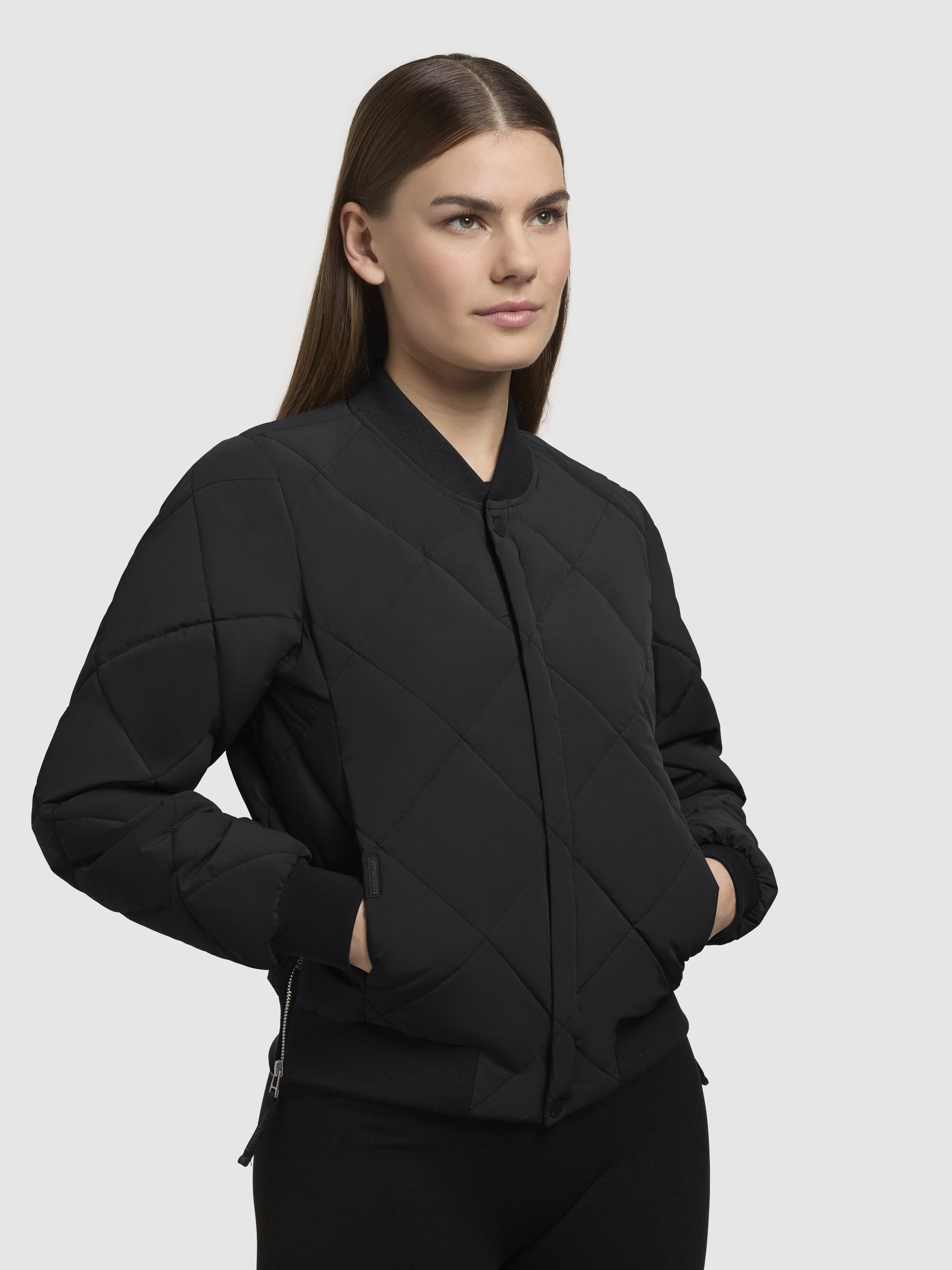 khujo-ange-bomberjacke-schwarz-kurz-damen image 7