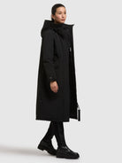 khujo-mantel-agneta2-black-leicht-wattierter-damen-wintermantel image 6