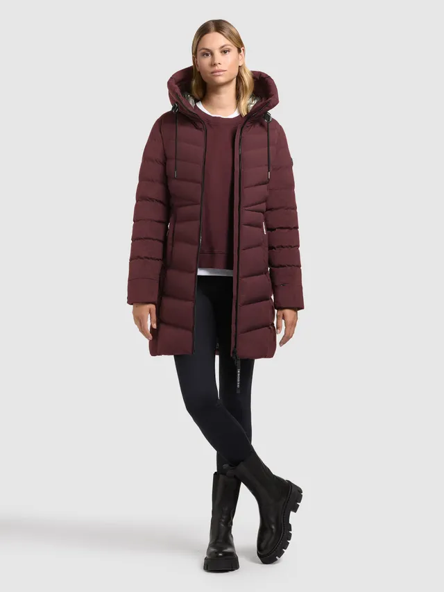 khujo-mantel-tuhani5-moscato-red-damen-kurzmantel image 1