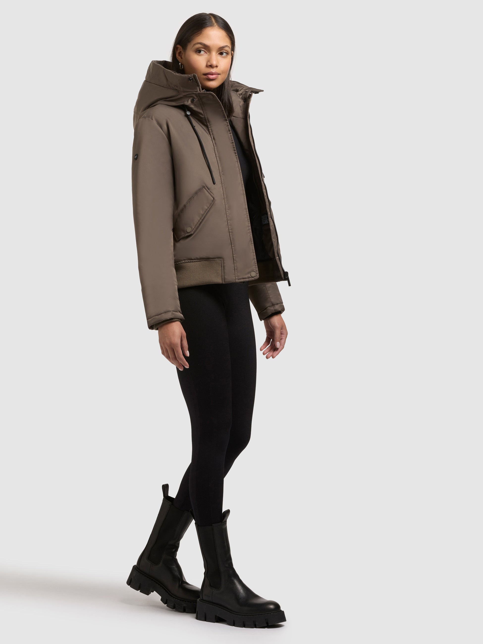 khujo-tyla-bomberjacke-f-r-damen-in-potter-brown-mit-kunstfell image 6