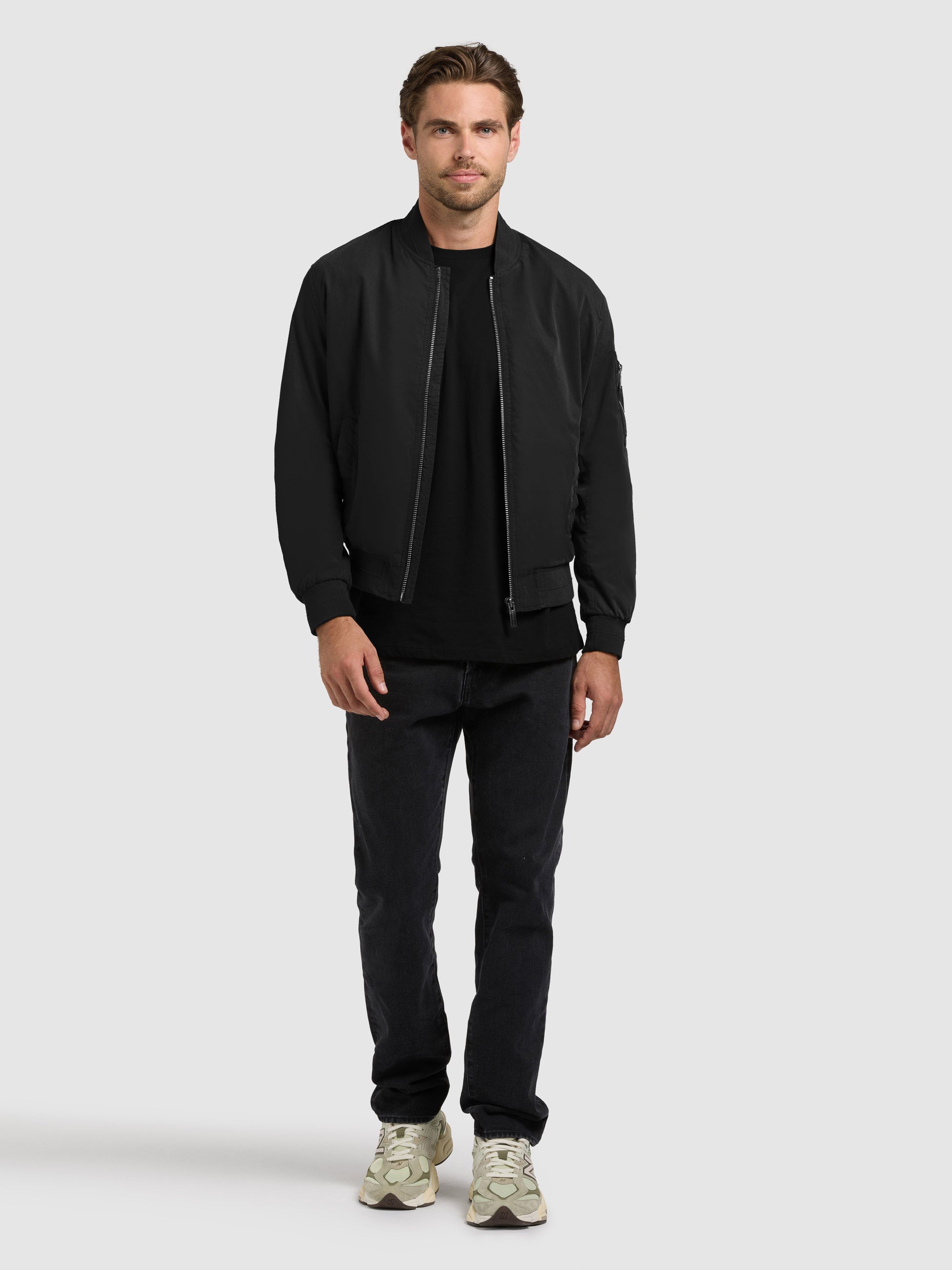 khujo-jacke-tawas-damen-bomberjacke-leicht-black image 7