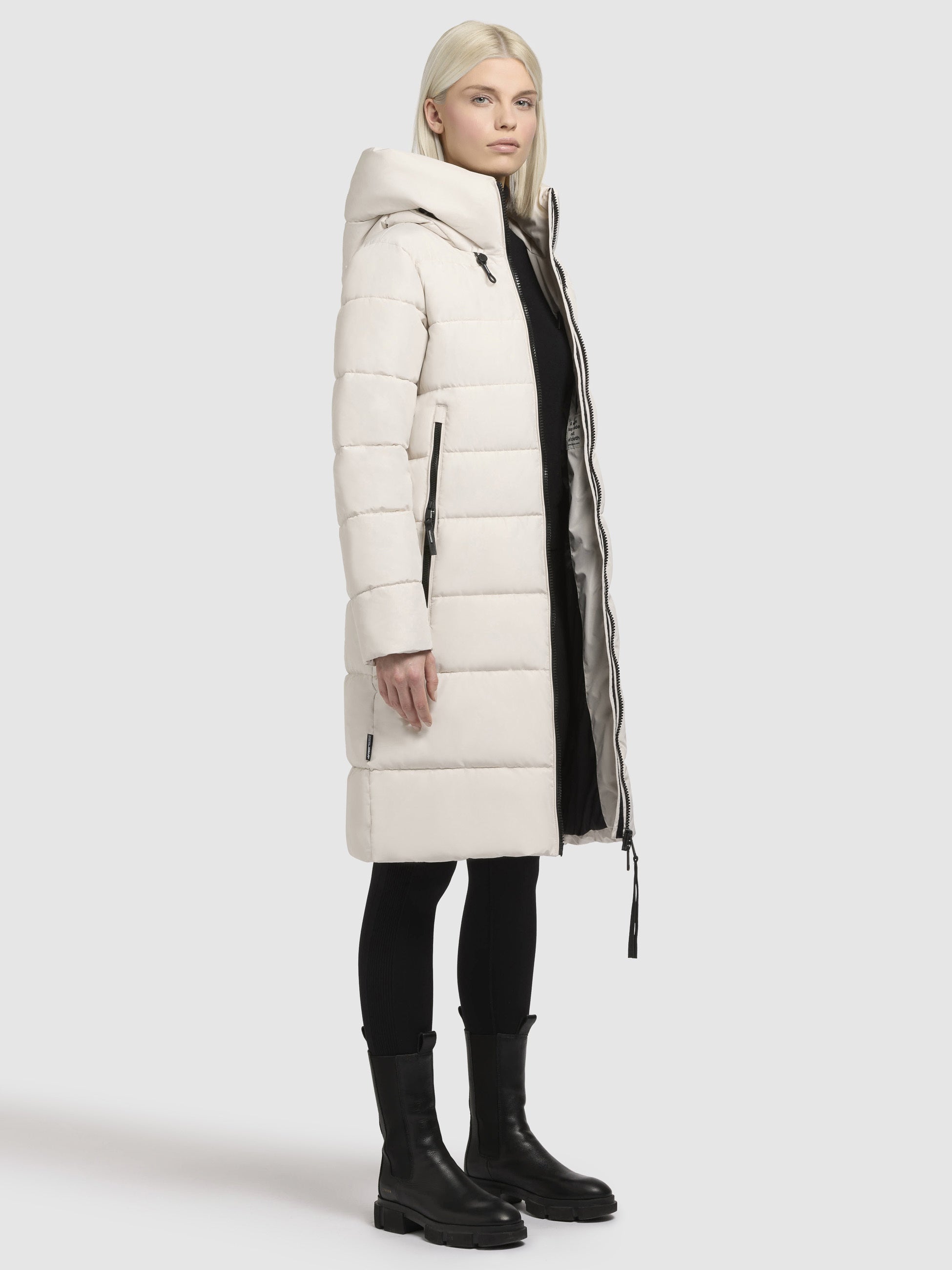khujo-mantel-jilias5-cremewei-lange-stepp-winterjacke-mit-kapuze image 6