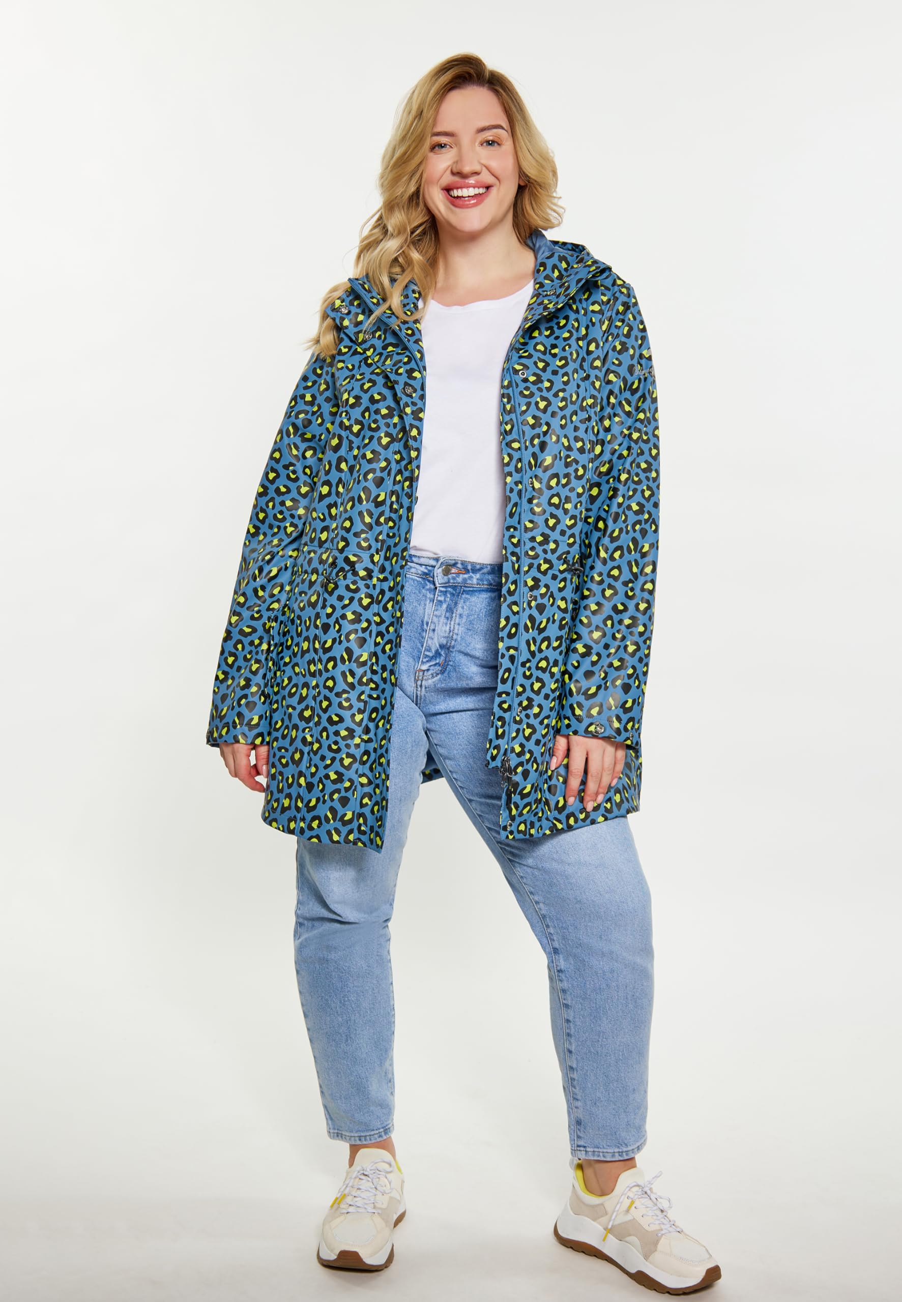 schmuddelwedda-damen-regenjacke-wasserdichte-kurzjacke-mit-kapuze image 2
