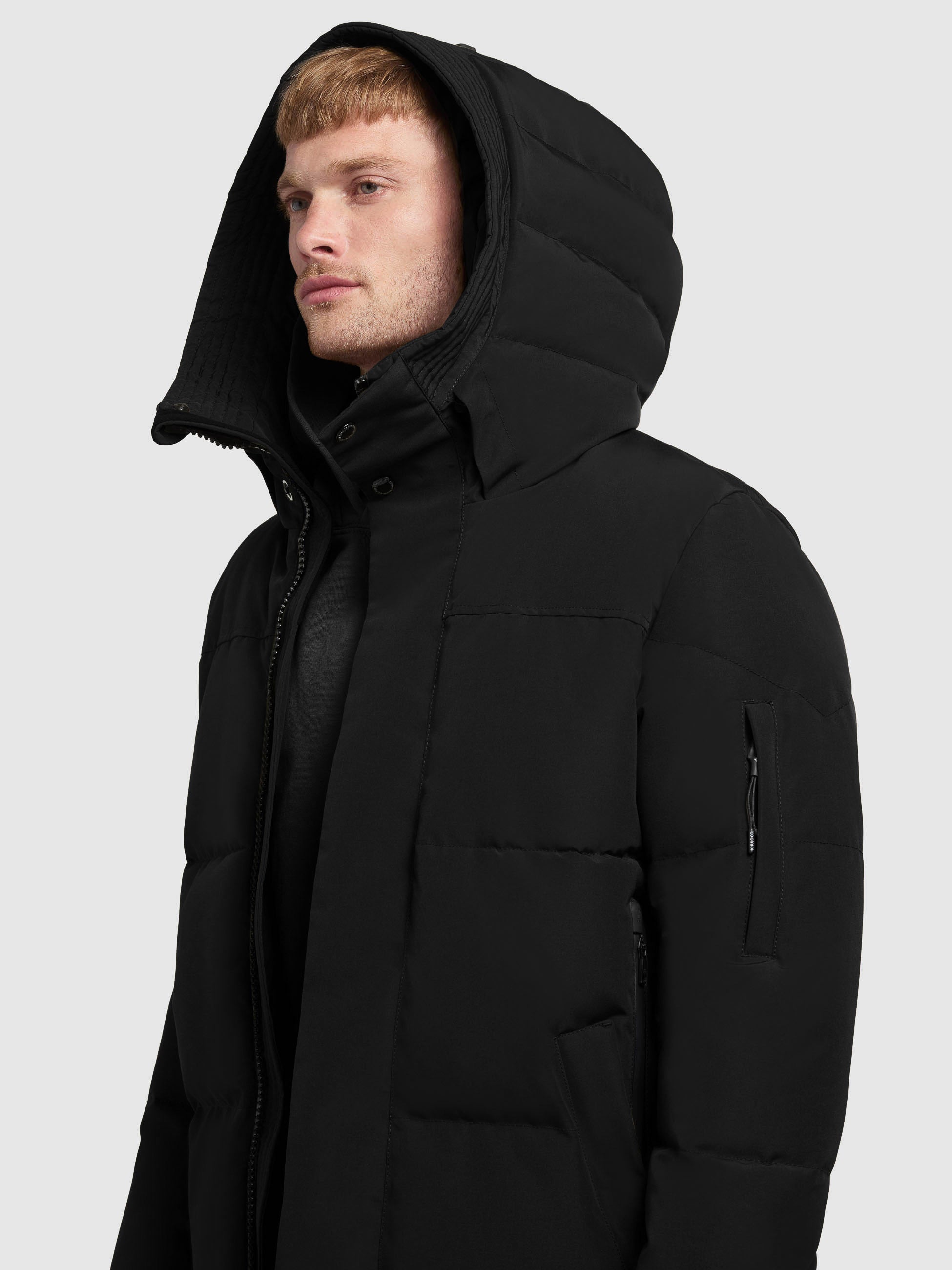 khujo-zeno-damen-steppmantel-black-loose-fit-wasserabweisend image 6