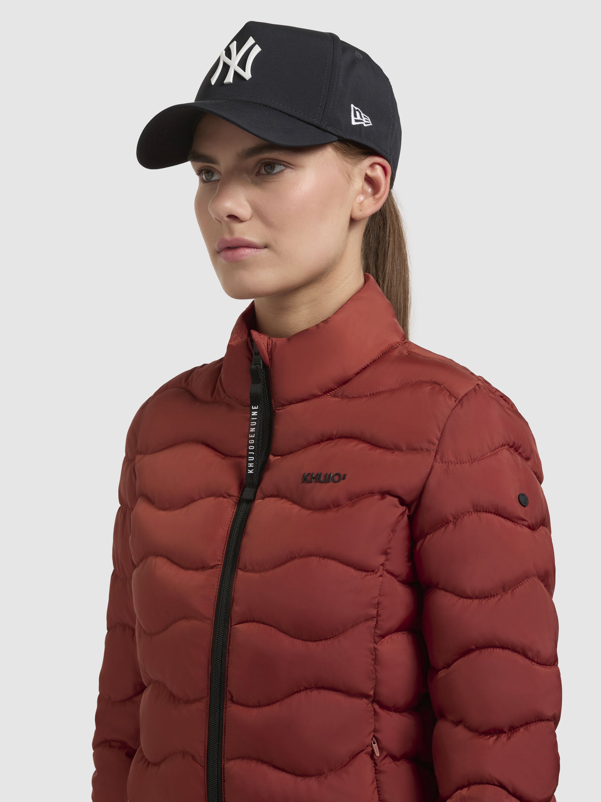khujo-jacke-merl-rotbraun-damen-steppjacke-h-ftlang-slim-fit image 7