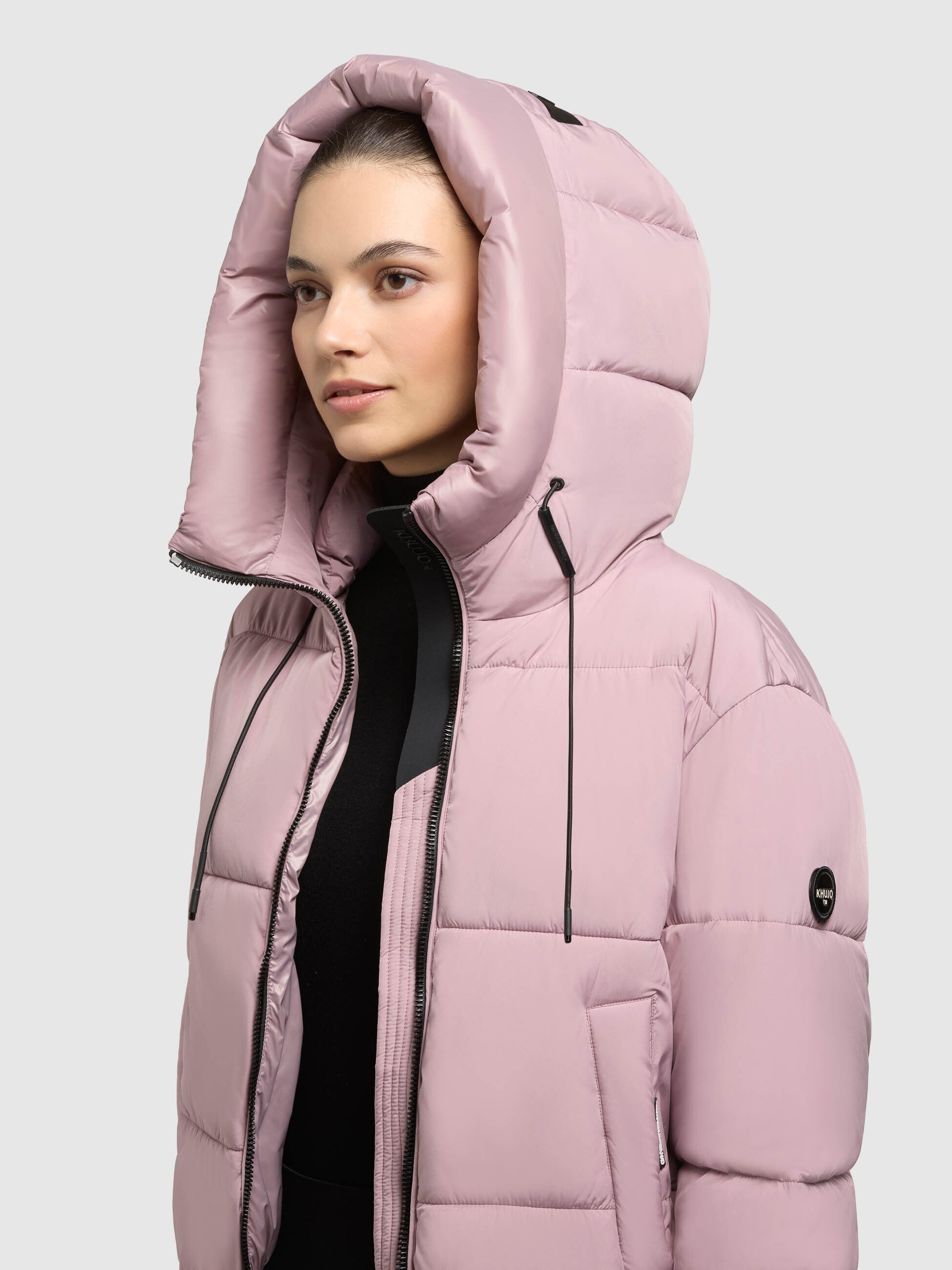 khujo-jacke-kali-damen-steppjacke-kurz-loose-fit-pale-mauve image 7