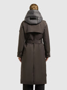 khujo-coat-elena2-graphite-gray-damen-trenchcoat-wintermantel-knielang image 3